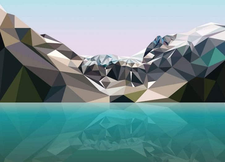 An Artist Reimagines The Vibrant Beauty Of Canadian Mountains As Low