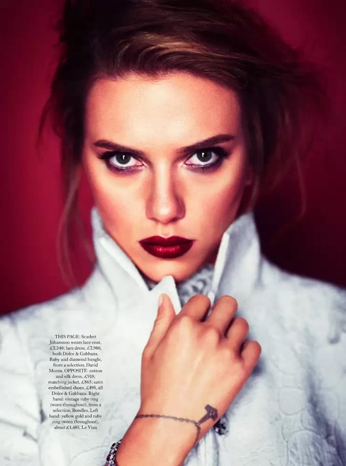 Scarlett Johansson Harper's Bazaar UK October 2013