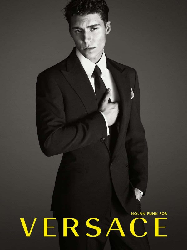 Nolan Funk For Versace Advertising Campaign | FREEYORK