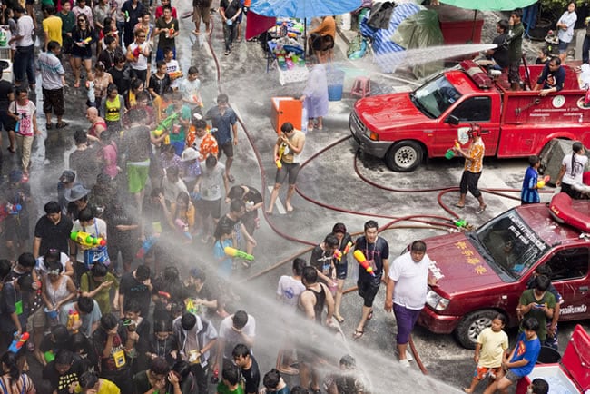 songkran water festival — chiang mai, thailand