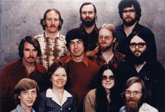 microsoft staff photo 1978