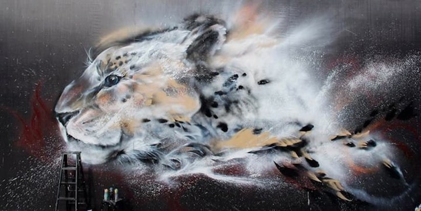 splatter_ink_cheetah_mural_by_hua_tunan_2014_03
