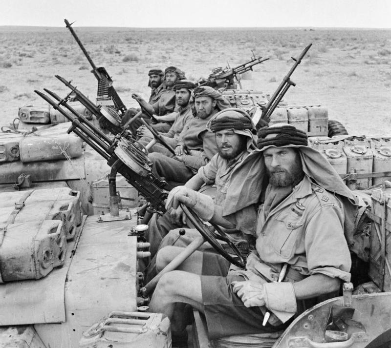 a team of sas soldiers in north africa, 1943
