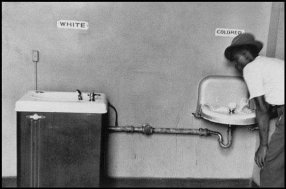 an example of racial segregation