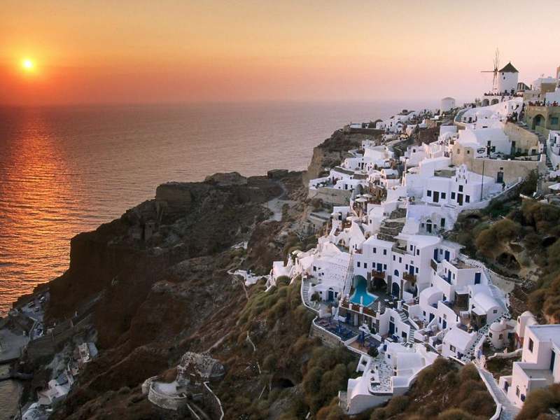 santorini greece top 15 most stunning cliff side towns and villages 