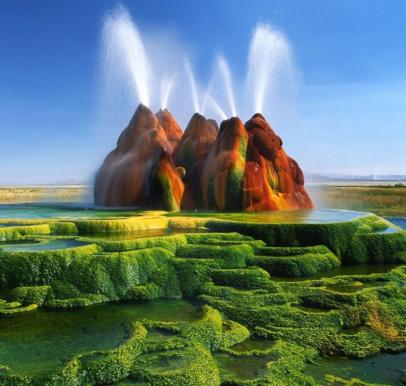 source: inge johnsson {link: http://fineartamerica.com/products/green-fly-geyser-inge-johnsson-canvas-print.html}