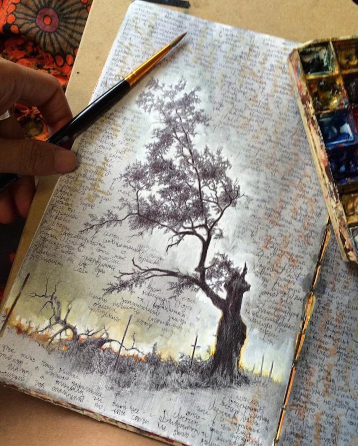 Watercolor Sketchbooks By Artist Dina Brodsky | FREEYORK