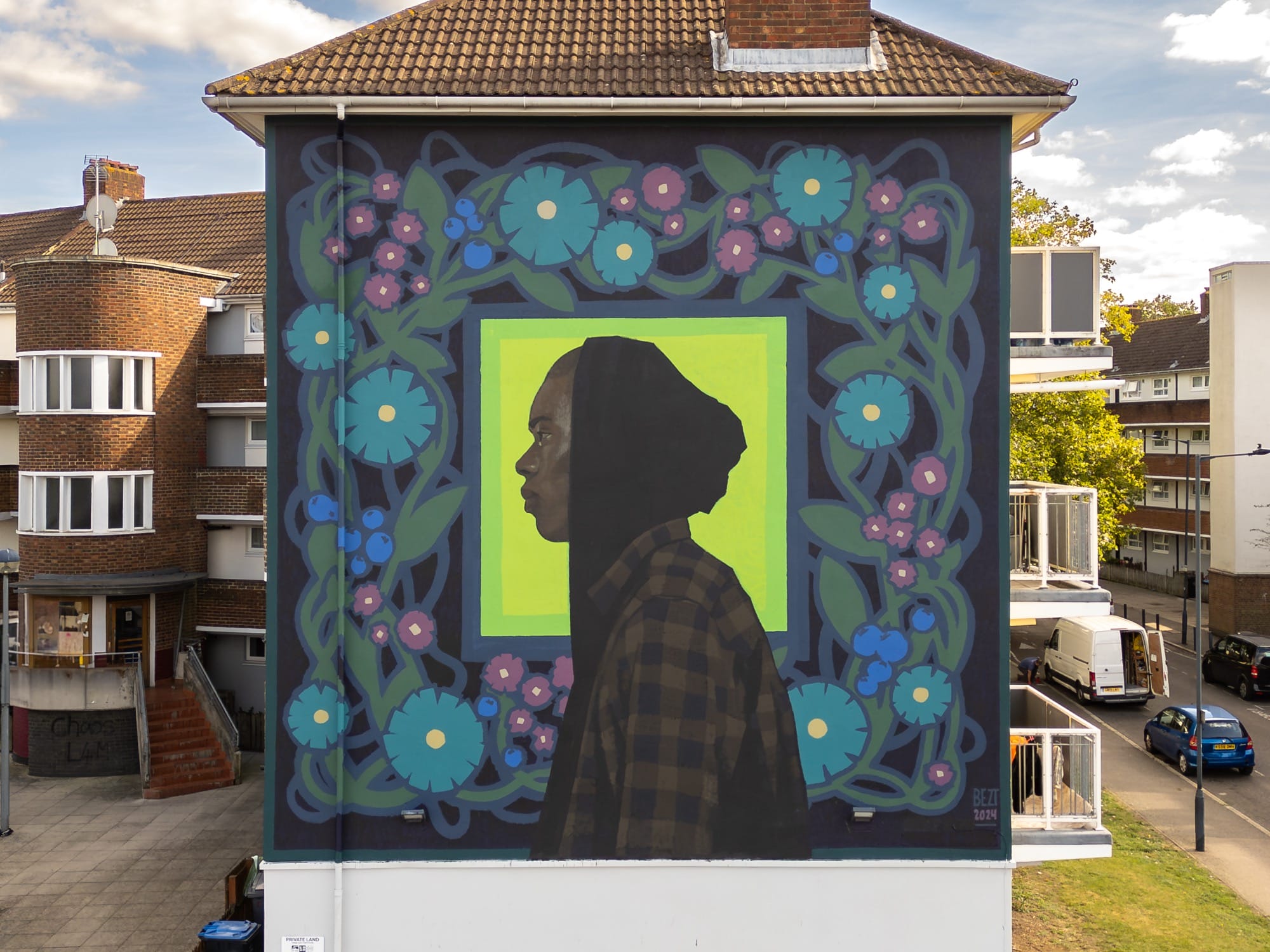 Over 100 Murals to Discover: Highlighting Sebas Velasco at the London Mural Festival