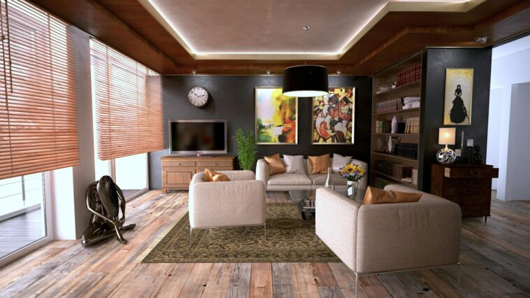 inviting living room interior featuring modern design with cozy furnishings and stylish decor.